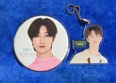 SEVENTEEN THE8 缶バッジ アクリルキーホルダー 2点セット