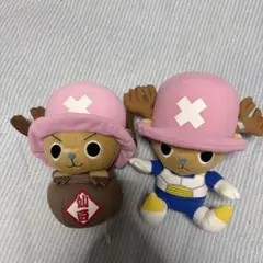 日*5様 ドラゴンボールZ ワンピース チョッパー 仙豆 レアぬいぐるみ