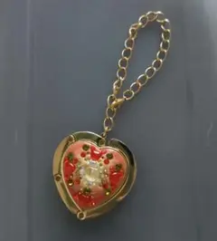 【値下げ】ハンドメイド☆ジュエルDecoreバッグハンガー＆バッグチャーム