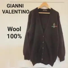 GIANNI VALENTINO/ジャンニバレンチノ100%WOOLカーディガン