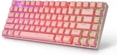 e元素ゲーミングキーボード81キー 青軸を採用のメカニカルキーボード