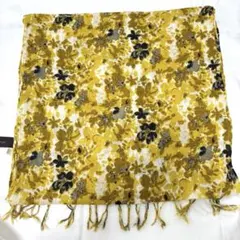 ユナイテッドアローズ　ストール　花柄　黄色のサムネイル