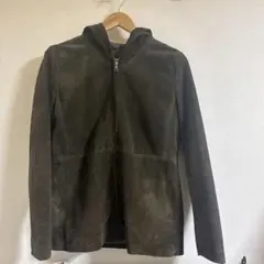 BANANA REPUBLIC レザー 90s パーカー