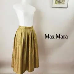 良品】Max Mara イエローグリーン プリーツスカート Lサイズ - メルカリ