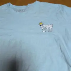 【US古着】GOAT 水色 Tシャツ Mサイズ