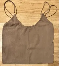 ZARA リブキャミソール　【未使用タグ付き】のサムネイル