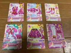 アイカツカード 星宮いちご ピンクトルテ ピンクステージ 6枚セット ちゃお