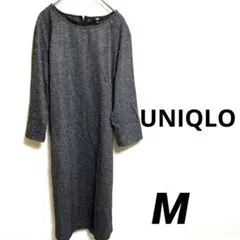 ユニクロ　トップス　ワンピース　ロングワンピース　7分袖