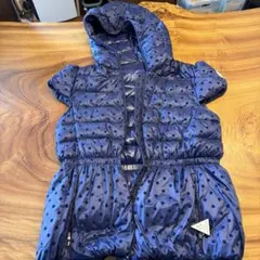 MONCLER ネイビー・ドット ダウンベスト
