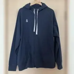 クラウディオパンディアーニ　ネイビー ジップアップフーディ　XL