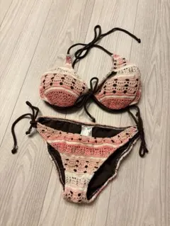 LAETITIA ピンク系 セパレート水着 9M