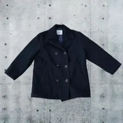 【最終値下げ】90年代　ヴィンテージ　J.PRESS 黒 ウール ピーコート
