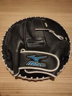 【値下げ】MIZUNO 野球用守備トレーニング用グローブ　左手装着のサムネイル