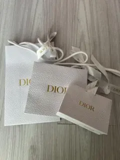 Dior ショップ袋セット ホワイト