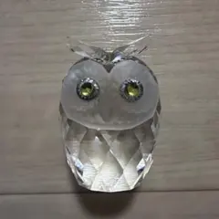 SWAROVSKI クリスタル フクロウ置物　箱無し
