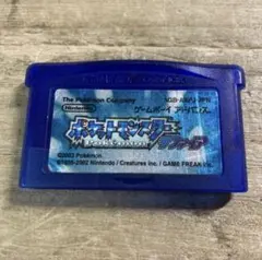 動作確認済み ゲームボーイアドバンス ソフト ポケットモンスター サファイア
