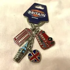 GLORIOUS BRITAIN キーリング ロンドンモチーフ