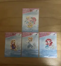 ディズニー　プリンセス　アリエル　ラプンツェル　シンデレラ　ワッペン　2way