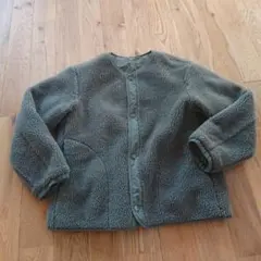 ユニクロ　オリーブグリーン ボアジャケット　☆150SIZE