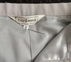 CARIBEAN 15号サイズ　レディース　淡いグレー　パンツ