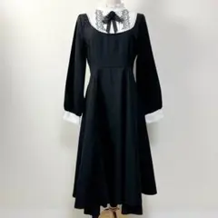 axes femme ブローチセットロマンワンピース ブラック F