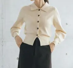 24AW アーバンリサーチ シャツカラーショートカーディガン ニットカーディガン