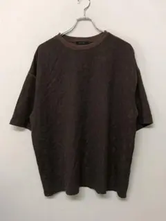 niko and クリーンカジュアル ストリート古着 花柄 ジャガード Tシャツのサムネイル