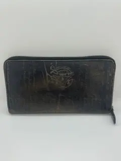 Berluti カリグラフィ 二つ折り 長財布 ダークブラウン スタンプ 