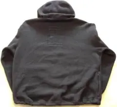 90s 00s NIKE コートロゴ ハーフジップ フリースパーカー スウッシュ