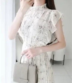 milybilet シアーフリルワンピース