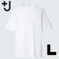 ユニクロ　ジルサンダー　スーピマコットンリラックスフィット　白　L　半袖Tシャツのサムネイル