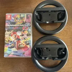 マリオカート8 デラックス + ハンドル2個セット