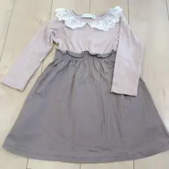 Catherine Cottage レース襟 長袖ワンピース　110