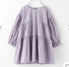 チュニック　シャツ　ティアード　ブラウス　ギャザー　グローバルワーク