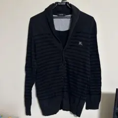 BURBERRY BLACK LABEL ストライプカーディガン サイズ3