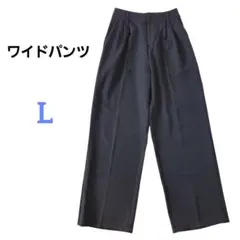 タックワイドパンツウエストゴム ポケット