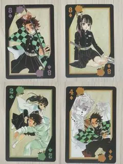 鬼滅の刃 ジャンプフェスタトランプ 竈門炭治郎 栗花落カナヲ 累