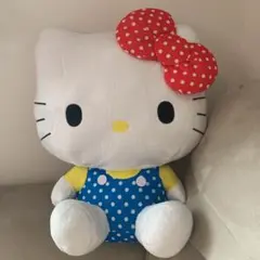 ハローキティ　ベーシックホワイトドットドールGJ