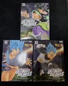 【新品】ドラゴンボール超　アルティメットソルジャーズ　ブロリー　Ⅰ Ⅱ Ⅲのサムネイル