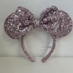 ディズニー ピンク スパンコール カチューシャ