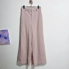 GU ジーユー　イージーワイドパンツZ ピンク