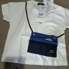 LB CLUB サコッシュ付き Tシャツ ホワイト 80