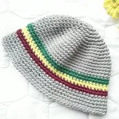 2 ラスタカラー　クラッシャーハット クロシェハット バケットハット27