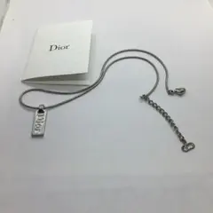 ChristianDior クリスチャンディオールロゴプレートヴィンテージネック