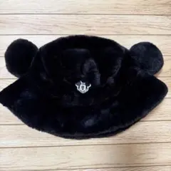 ボア バケットハット 東京ディズニーリゾート ブラック