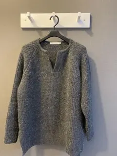 AMERICAN HOLIC グレー Vネックニット M