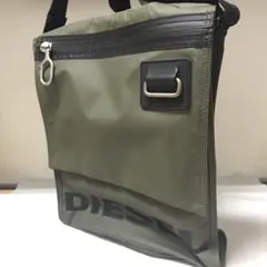 【ヴィンテージ希少品】DIESEL ディーゼル ナイロン カーキショルダーバッグ