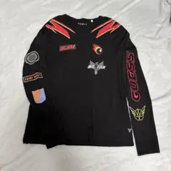 GUESS ワッペン 長袖 Tシャツ M