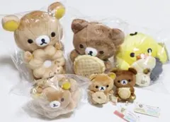 リラックマ　ミスタードーナツ　ぬいぐるみ6点セット