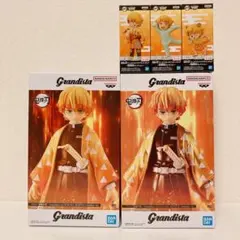 新品未開封 鬼滅の刃 フィギュア 我妻善逸 Grandista ワーコレ 5種